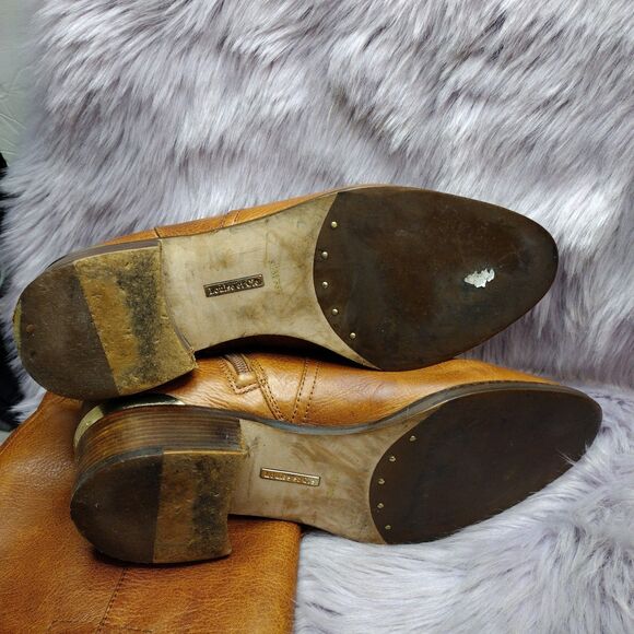 Louise Et Cie Tall Leather Riding Equestrian Boots Womens Size 8.5 Brown - Picture 8 of 9